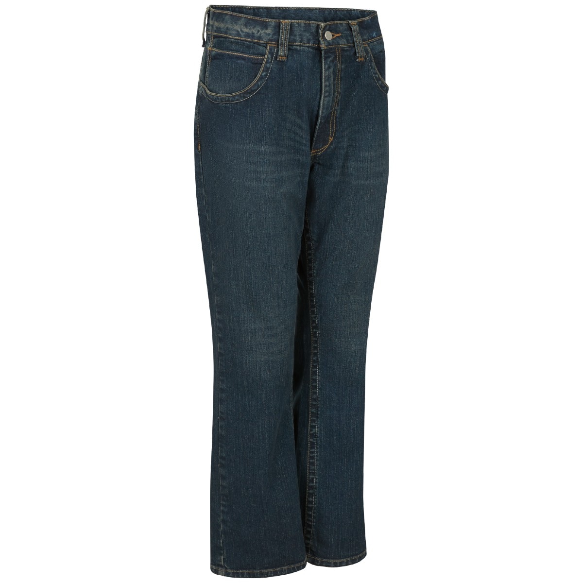 Bulwark Men’s Relaxed Fit Bootcut Jean with Stretch in Denim